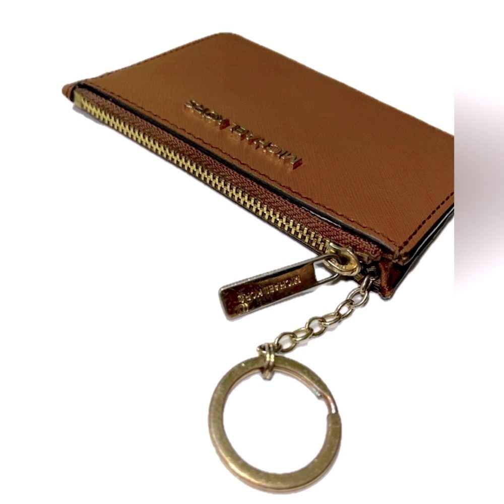Michael Kors Jet Set Travel Sm. Top Zip Coin Pouch w/ID Holder Saffiano Leather - Picture 10 of 11